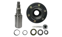 trailer spindle and hub trailer spindle and hub